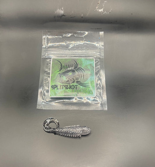 2in clear curly tail small bag